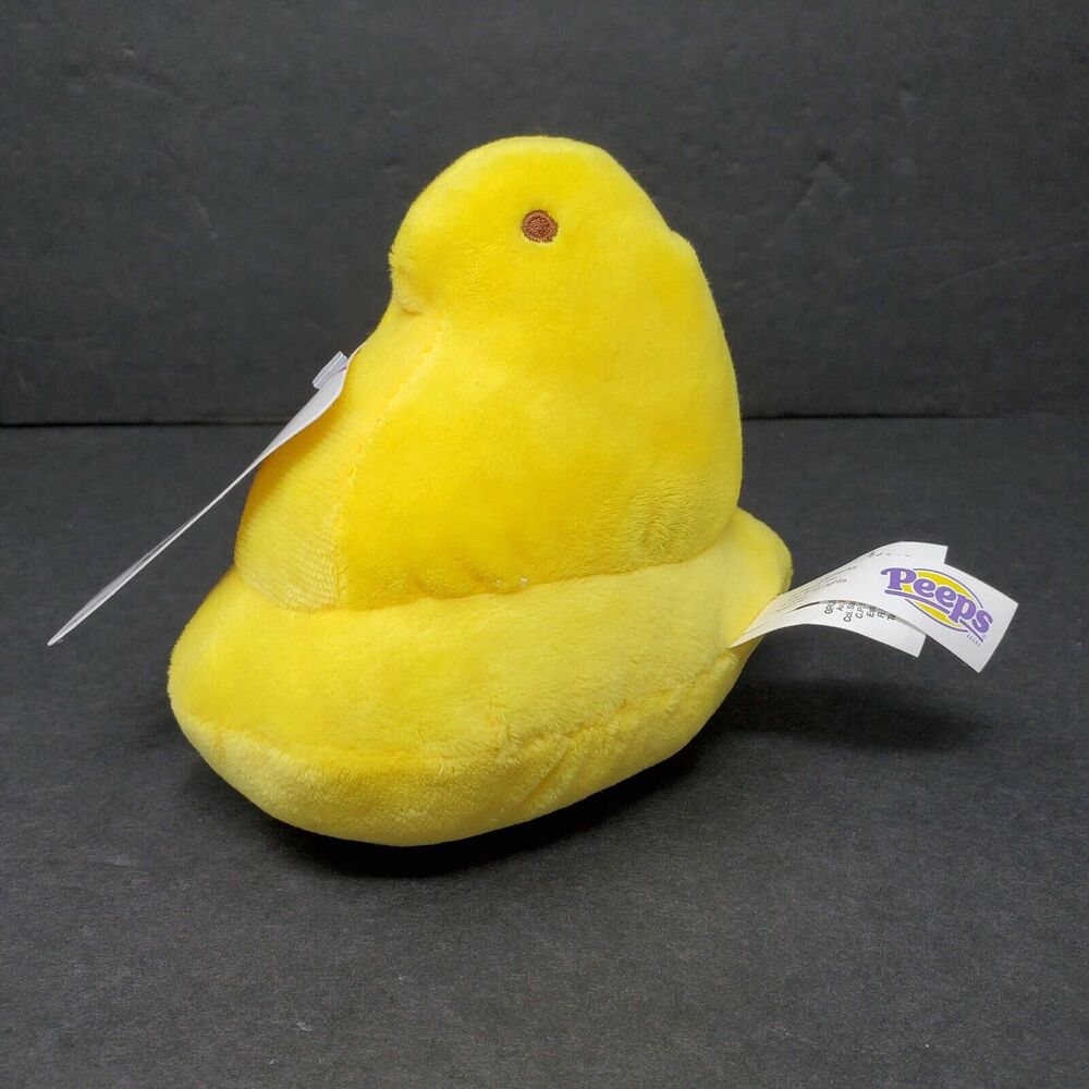 Ruz Peeps Chick Pull Back Zipster Easter Toy Basket Yellow Plush Stuffed Animal